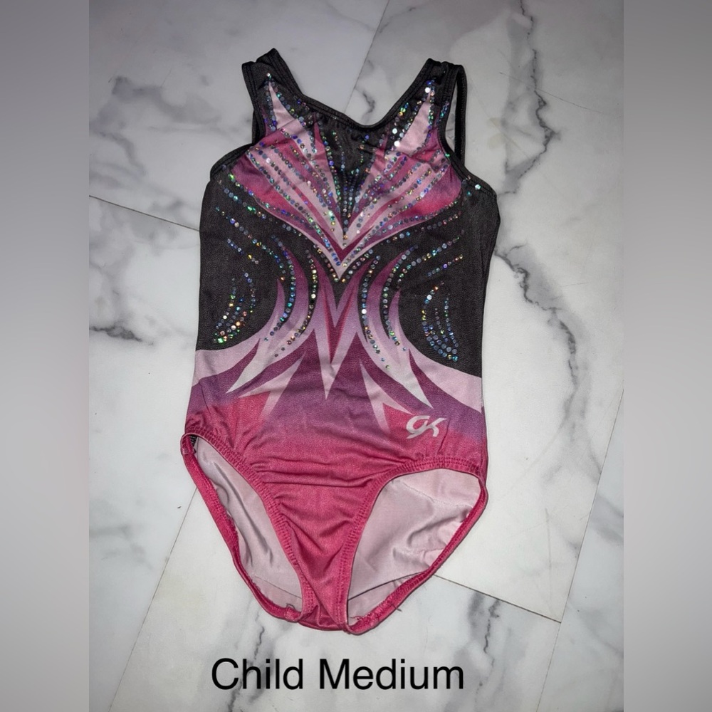 GK gymnastics leotard size Child Medium